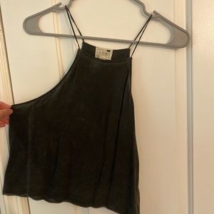 L.A. Hearts gray high neck tank